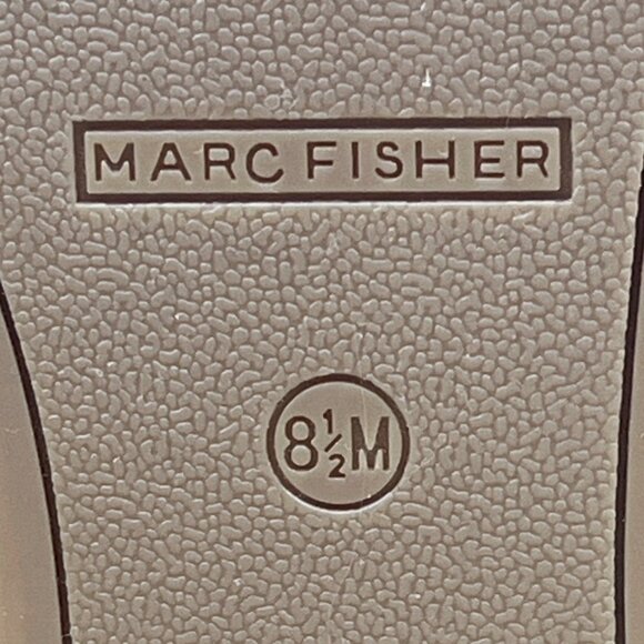 Marc Fisher Women’s Brown Leather Espadrille Joven Wedge Sandals Sz 8.5 - New - Picture 9 of 9